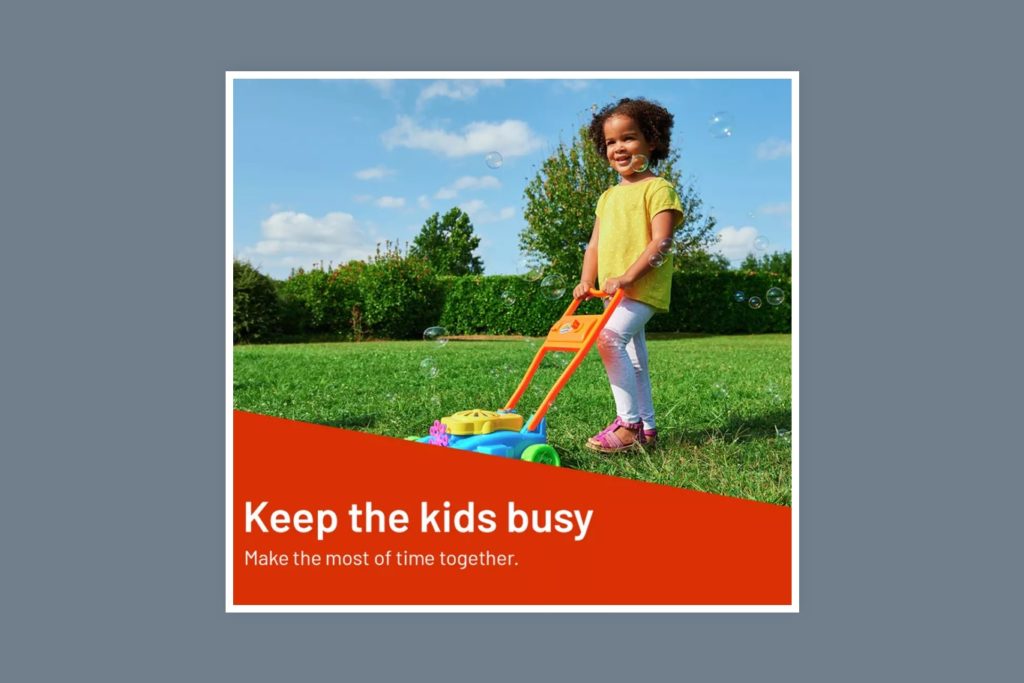 Argos - keep the kids busy category