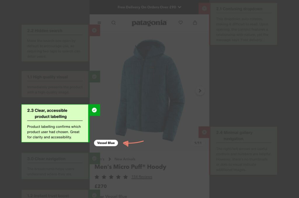 what accessible product labelling looks like