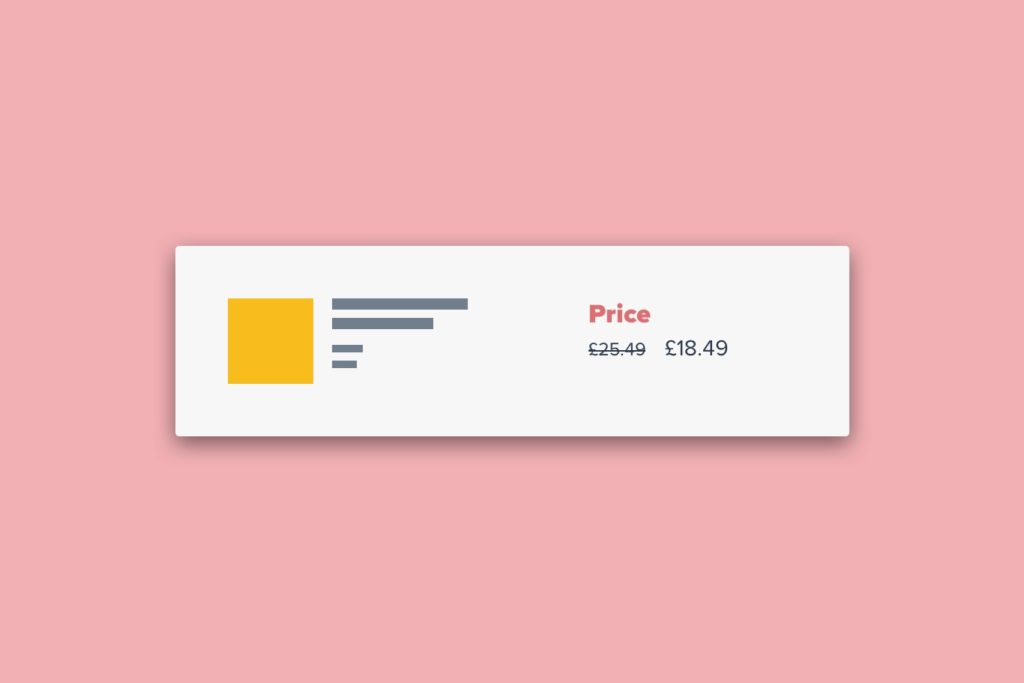 eCommerce UX Clear Pricing Discount
