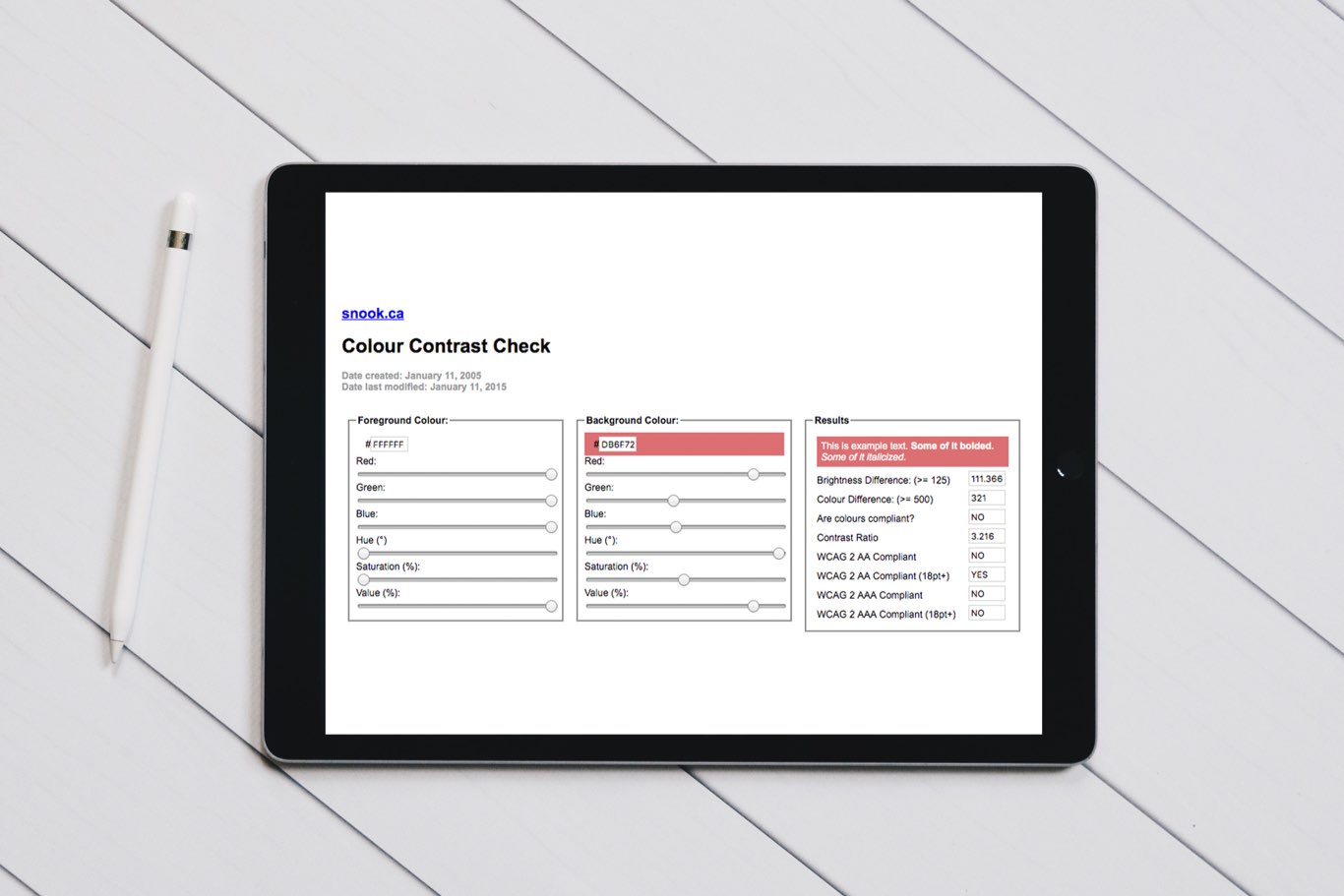 How to test your webpage colours