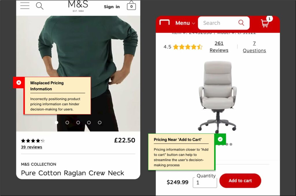 examples of bad design