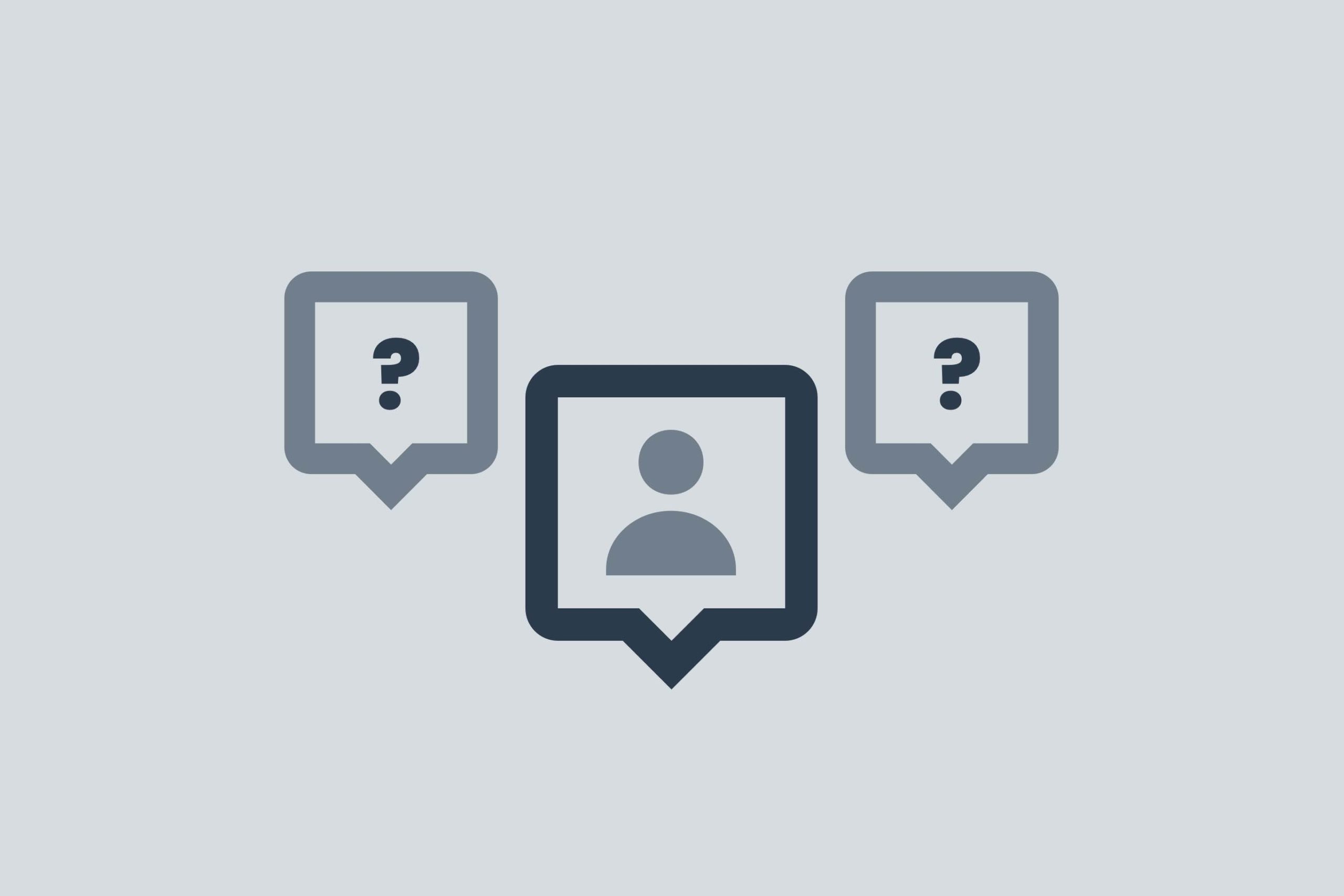 Illustration for asking questions