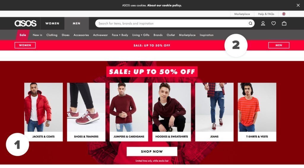 ASOS Homepage