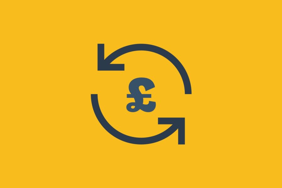 illustration of british pound sign