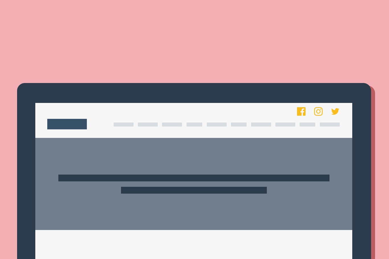 Don't distract your users from completing those conversions with small social icons in the header