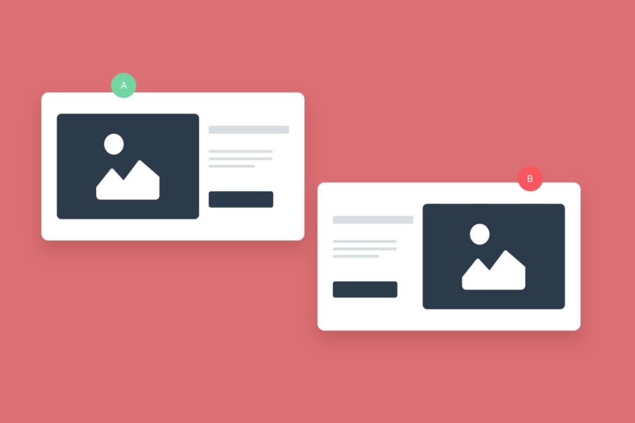 illustration of A/B test