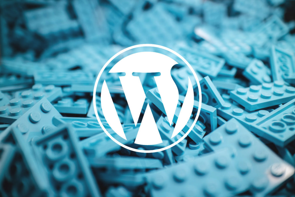 WordPress logo representing the scale of a bespoke site
