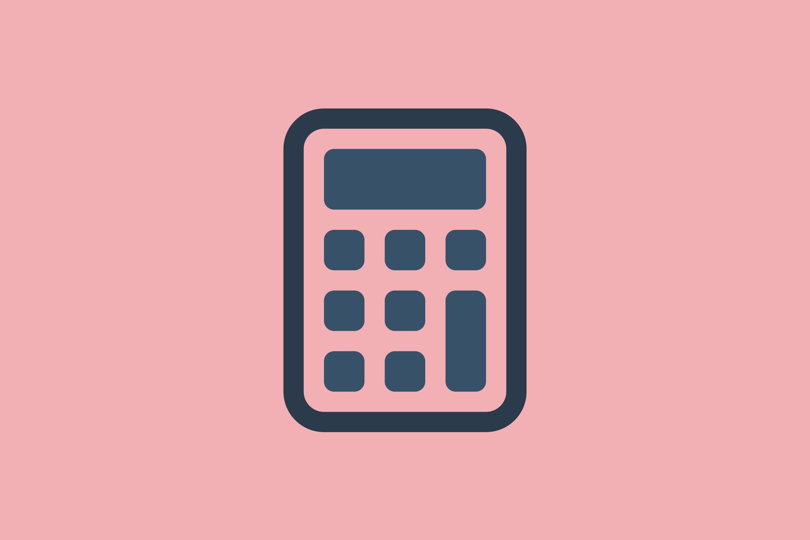 illustration of a calculator