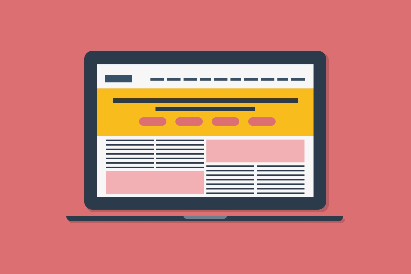 Short paragraphs, bullets and high-quality imagery can help keep your site clean and tidy