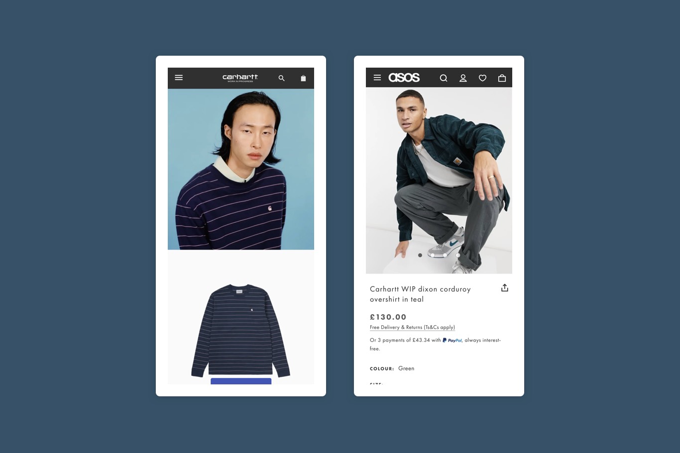 Without introductory text, customers can easily get lost with where they are