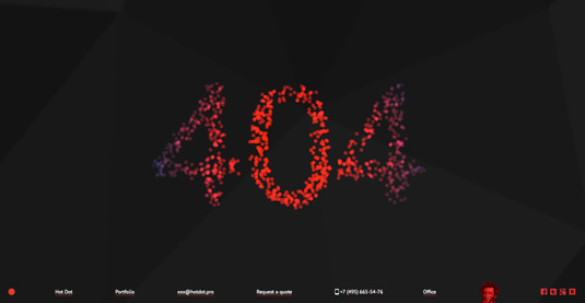 hotdot example of error page