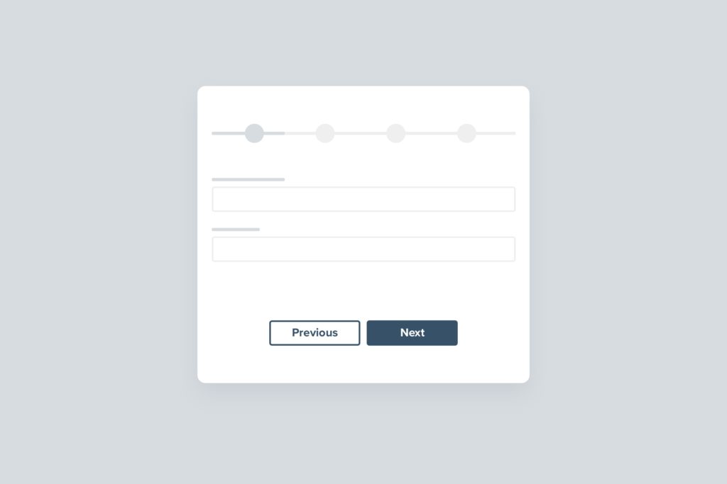Image showing to display the previous button to the left of the next button.