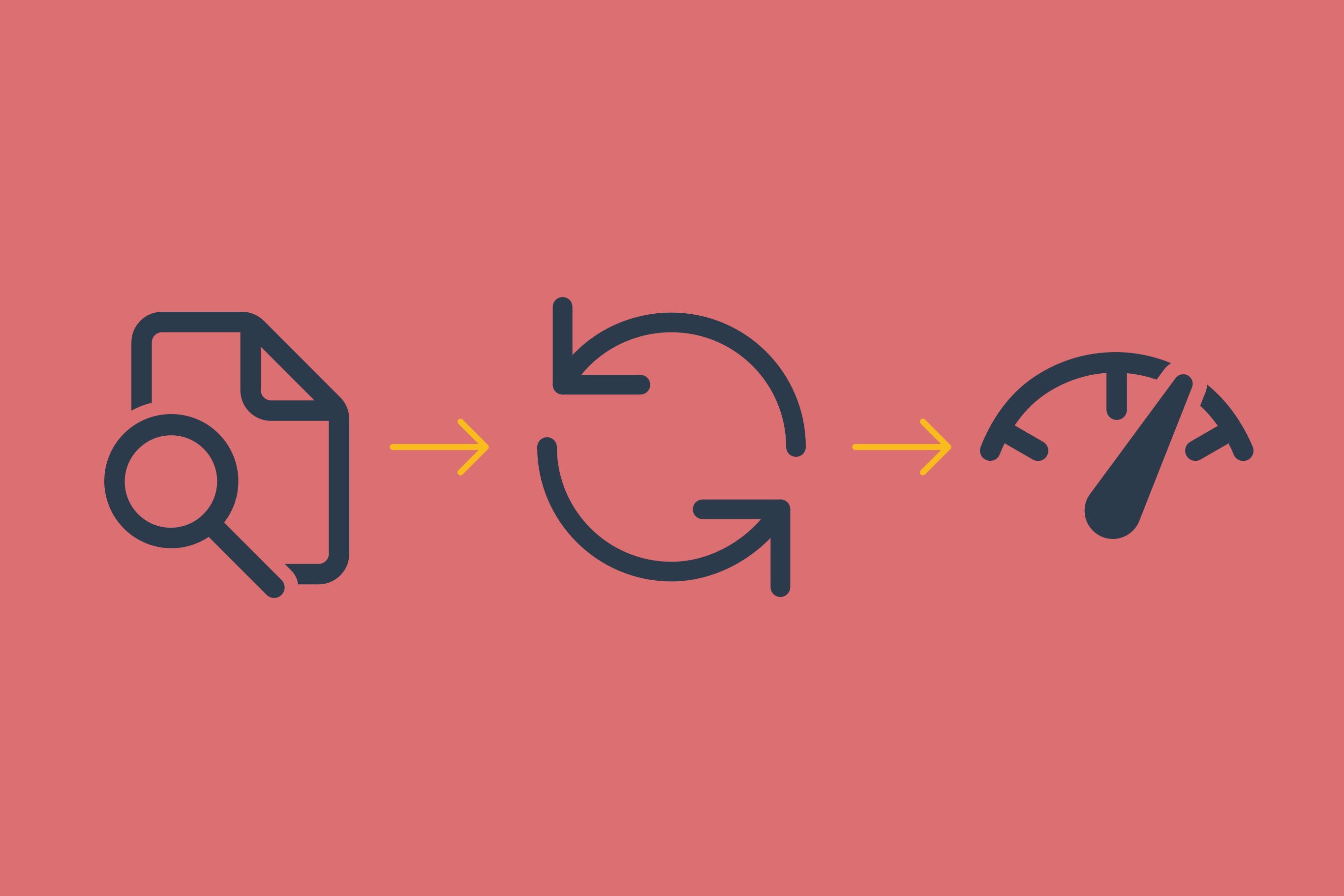 illustration of improving ecommerce conversion rate