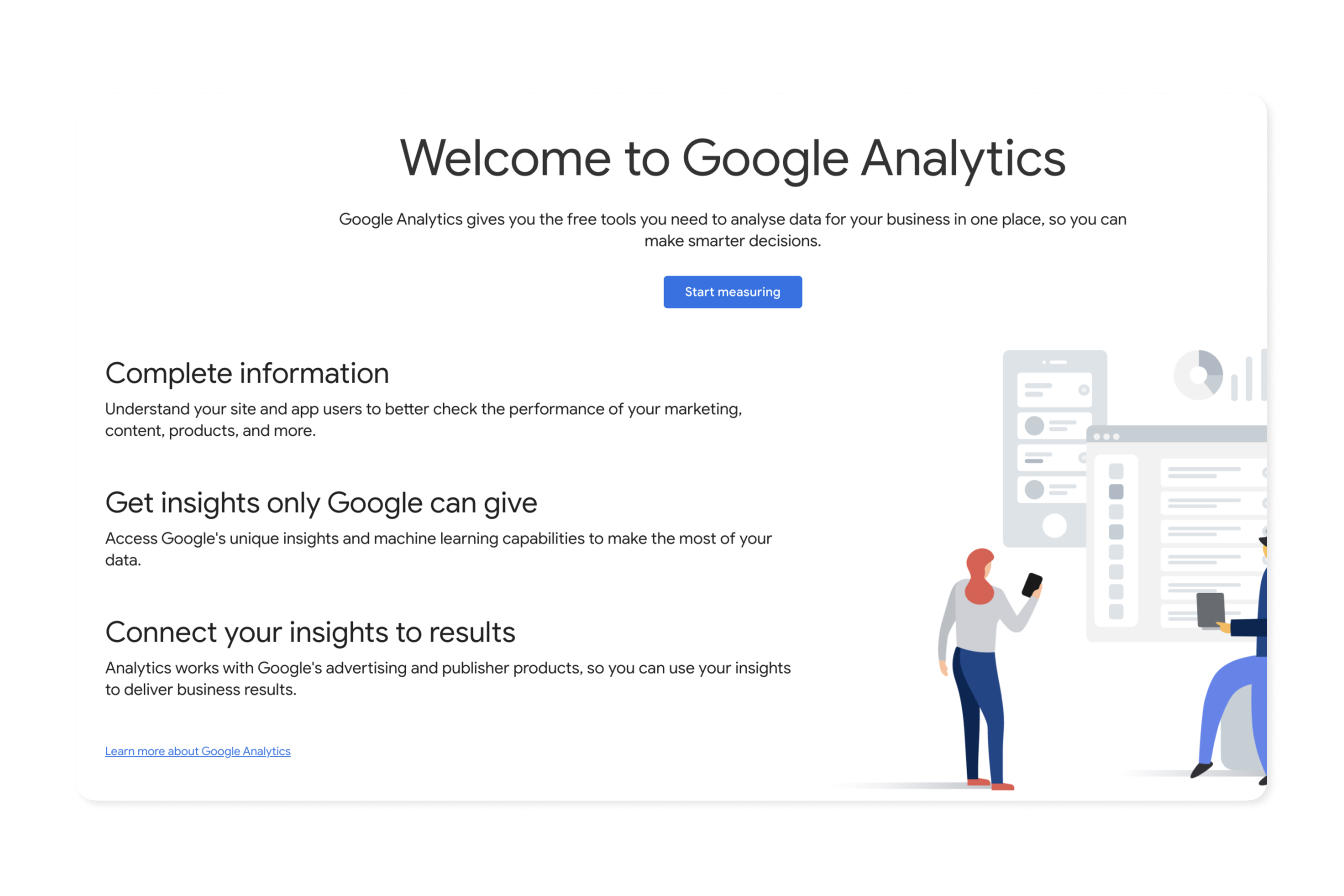 Google Analytics Software for ux design