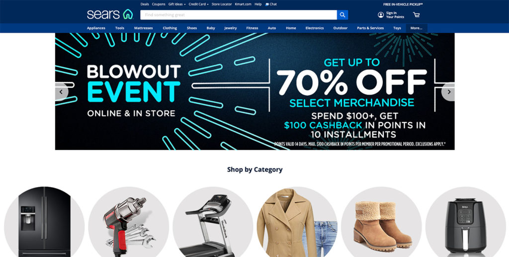 Sears Homepage