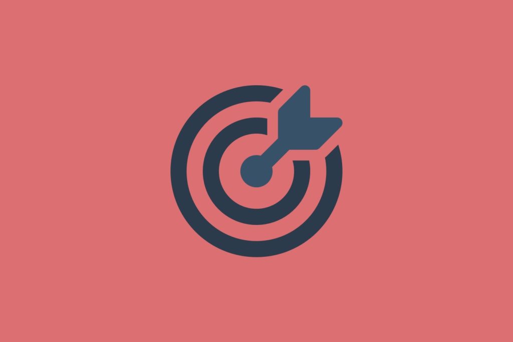 illustration of a darts board