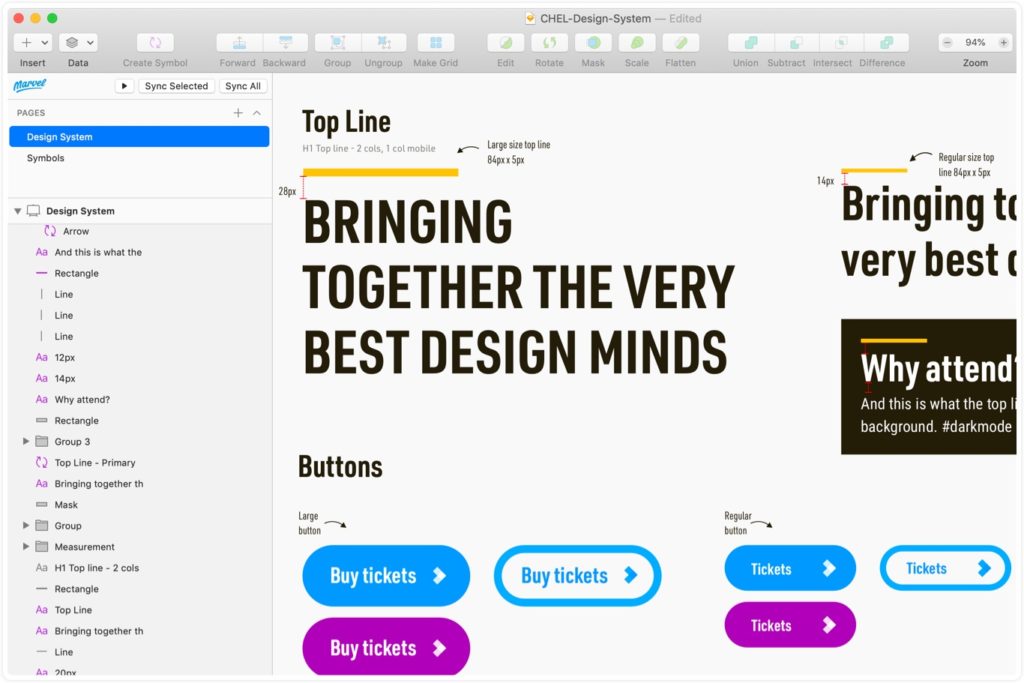 Showing sketch programme