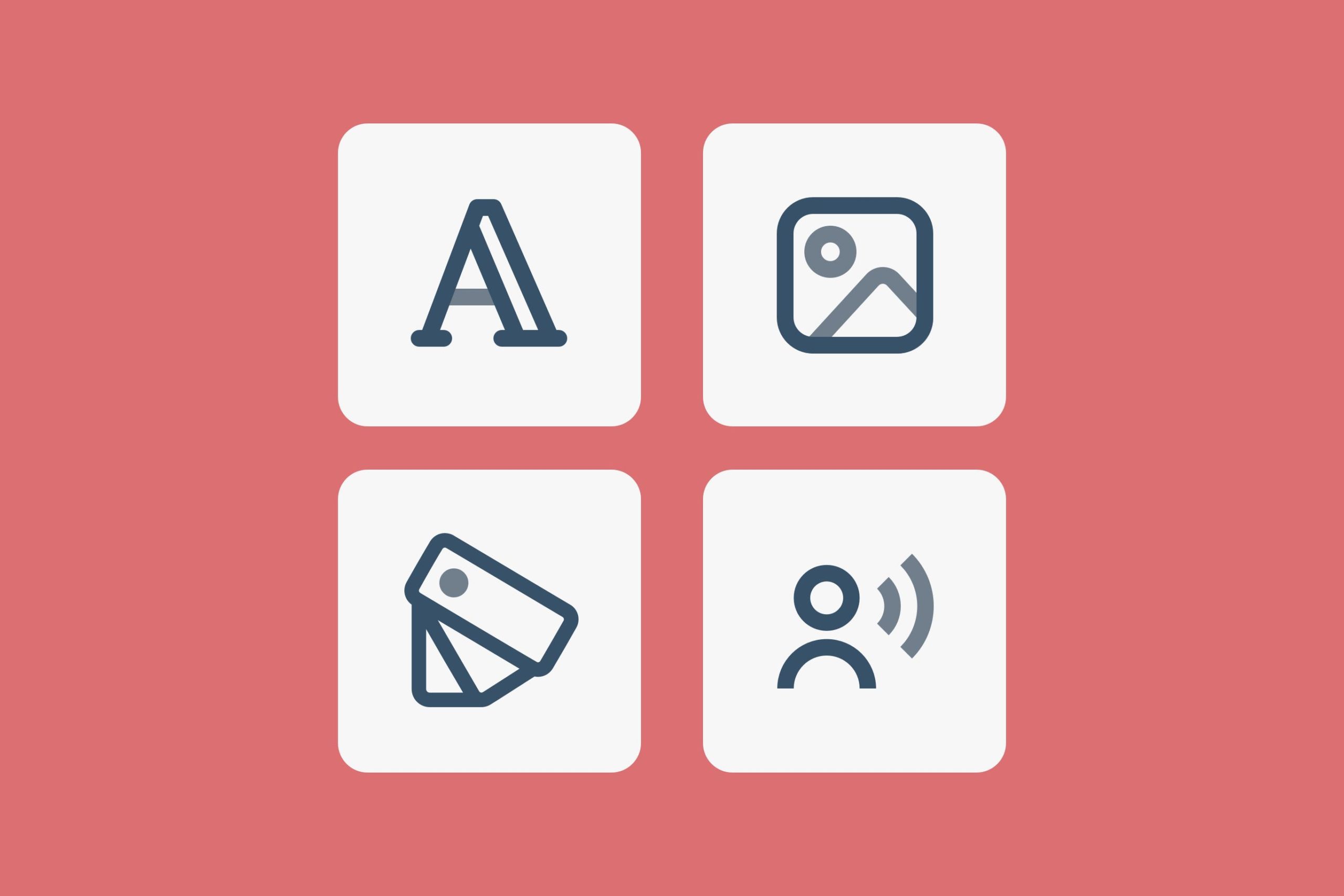 Small changes, big impact with typography, imagery and colour