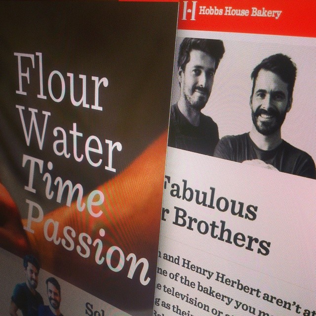 Hobbs House Bakery webpage