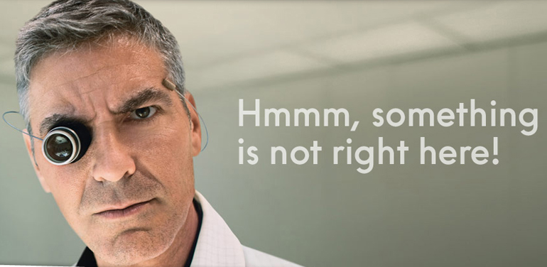 clooney example of error page