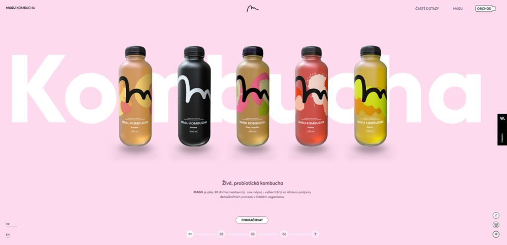 Nice design which puts the product the main focus magu-ecom-inspo-2019