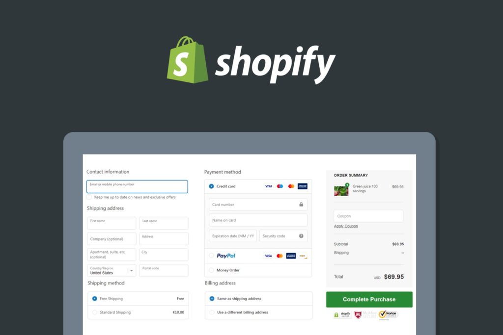 Shopify payment system 