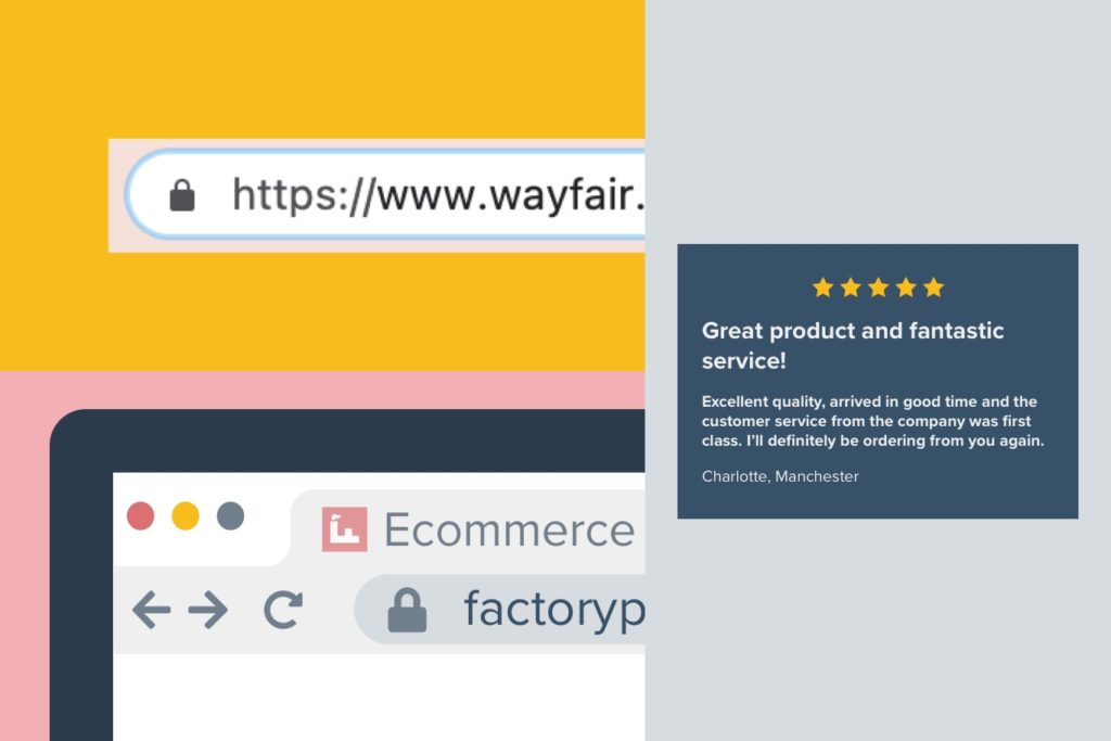Showing site security is an ecommerce UX best practice