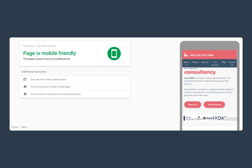 Google's Mobile Friendly Test is one of the best free seo tools