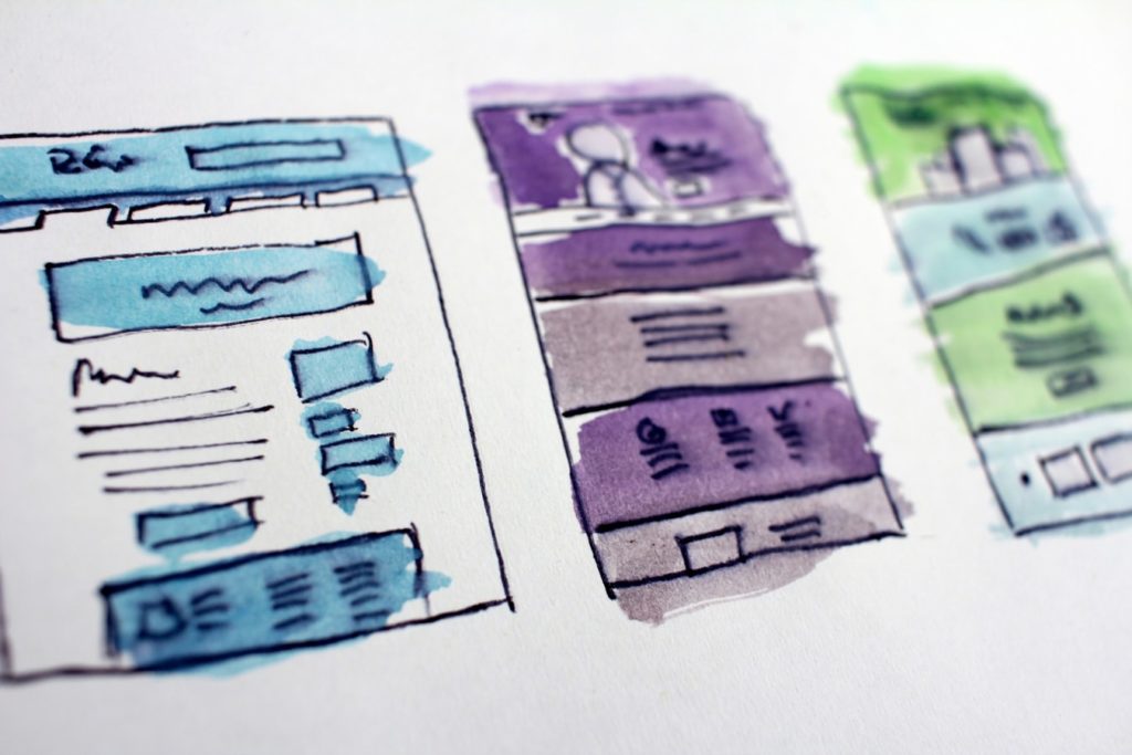 Sketch of a bespoke WordPress website